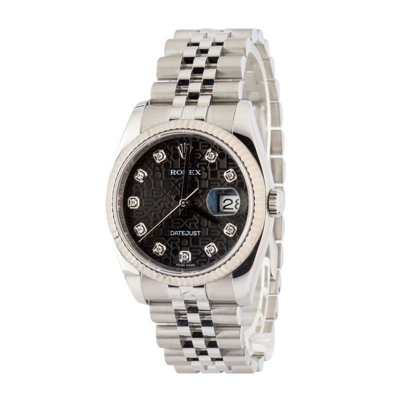 Rolex Datejust Ref 116234 Diamond Jubilee Dial - 2
