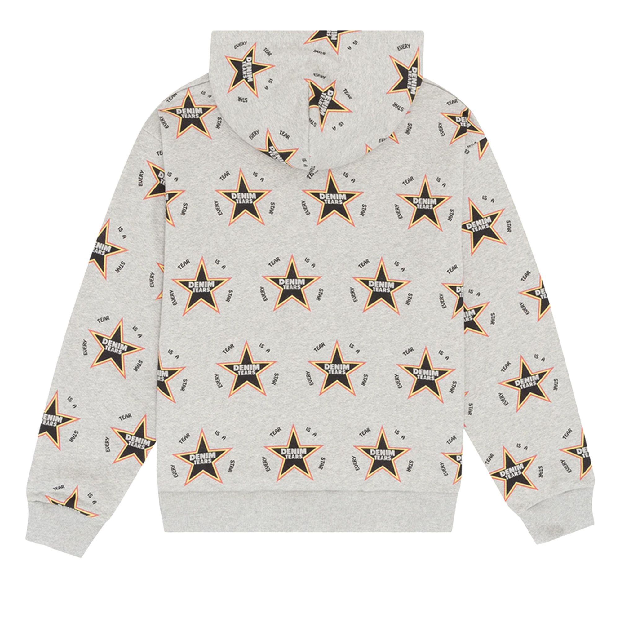 Denim Tears Every Tear Is A Star Hoodie 'Grey' - 2
