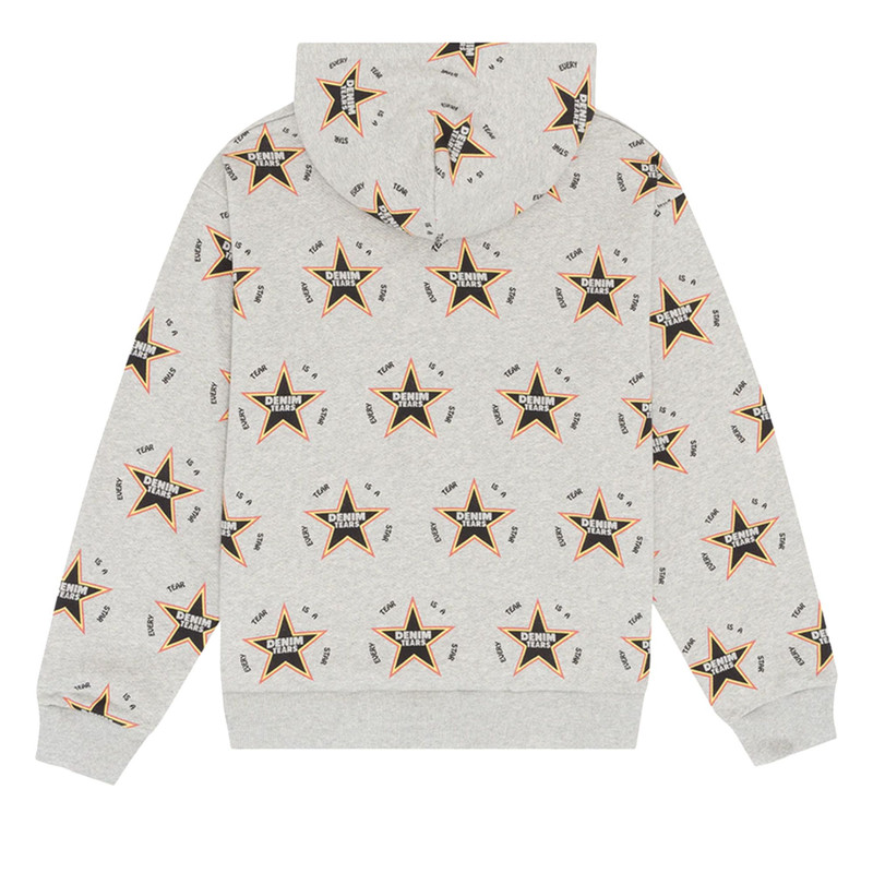 DENIM TEARS Denim Tears Every Tear Is A Star Hoodie 'Grey' outlook