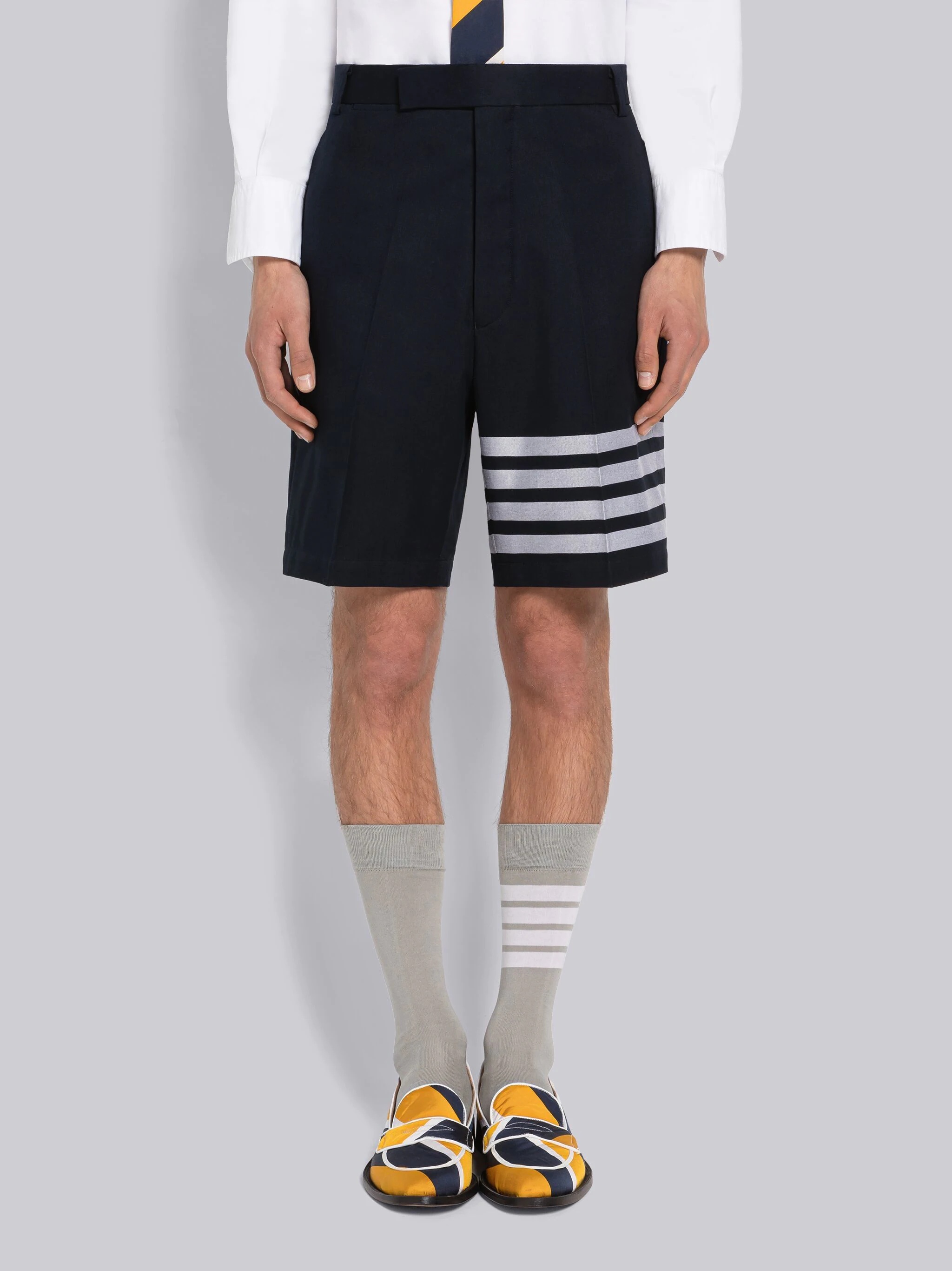 Cotton 4-Bar Double Welt Pocket Short - 1