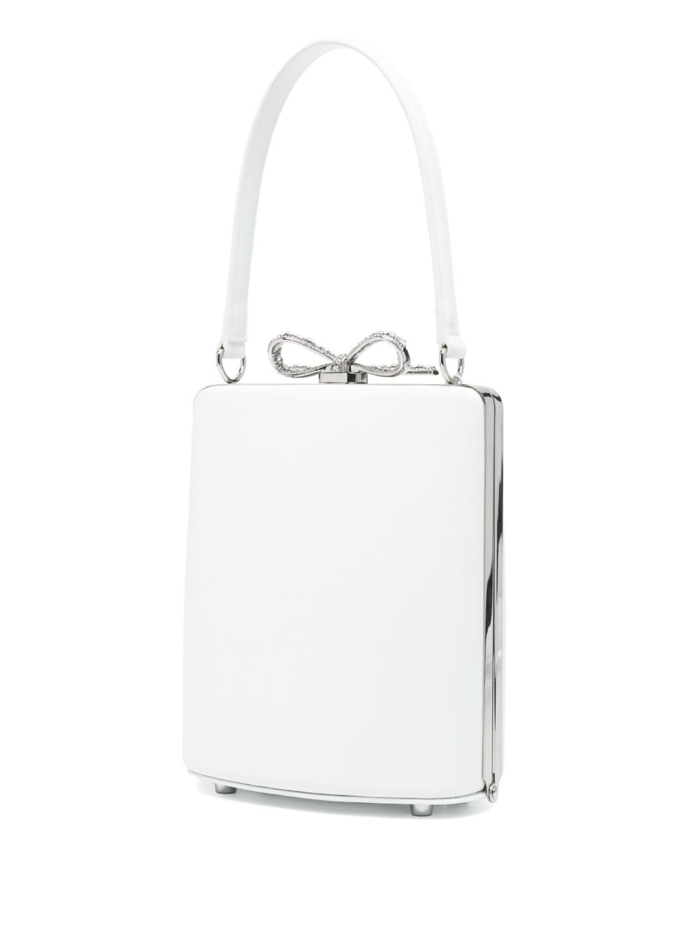 Self Portrait Women Bow Leather Bucket Bag - 2