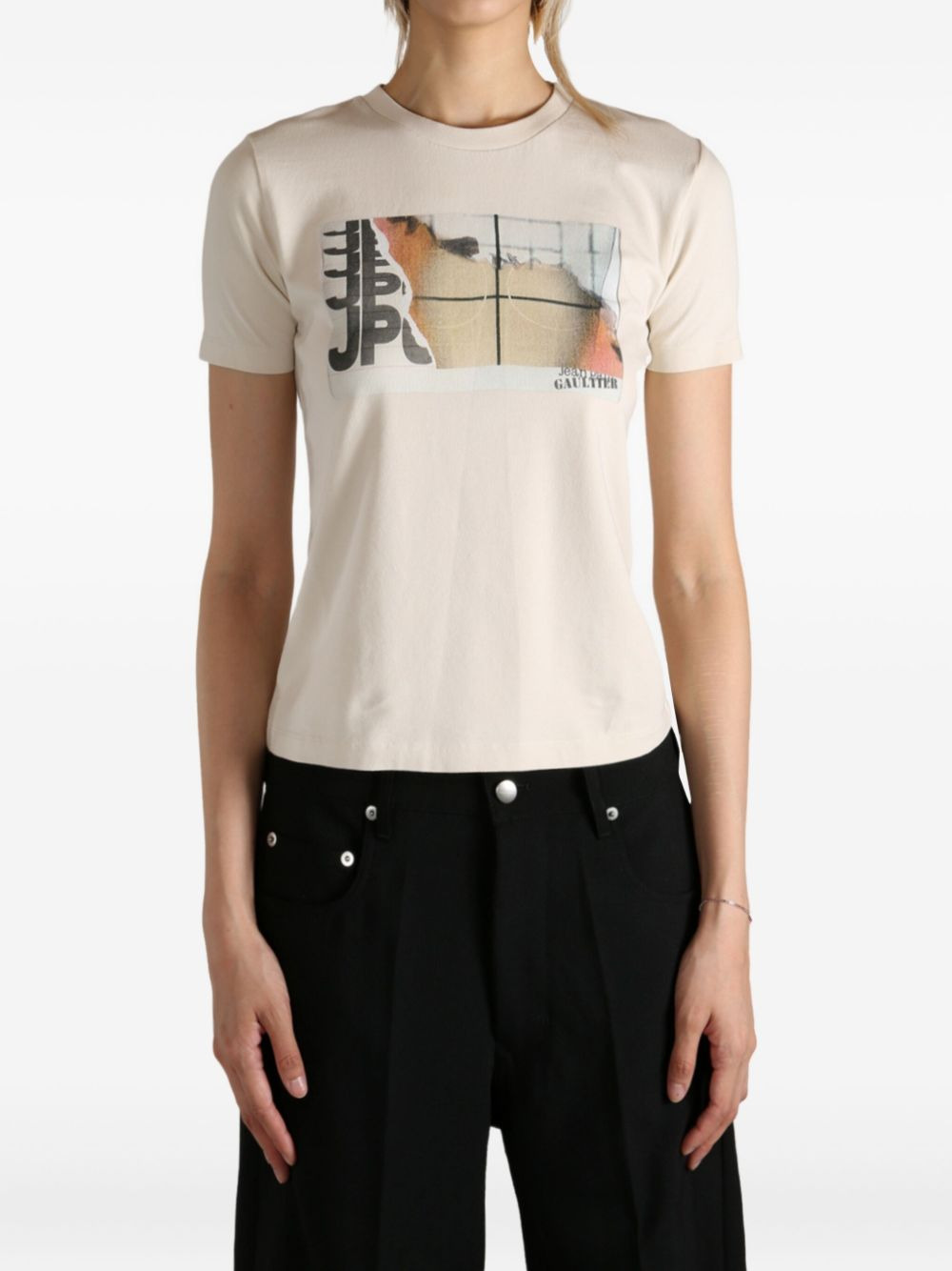 logo-print T-shirt - 2