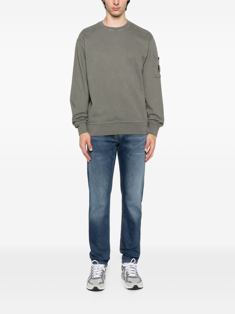 C.P. Company pocket-detail crewneck sweatshirt outlook