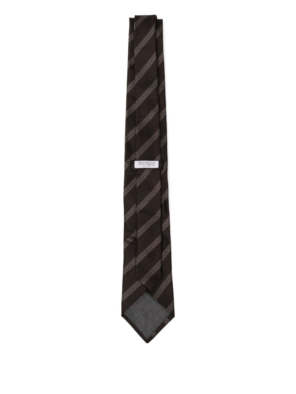 STRIPED SILK TIE - 2