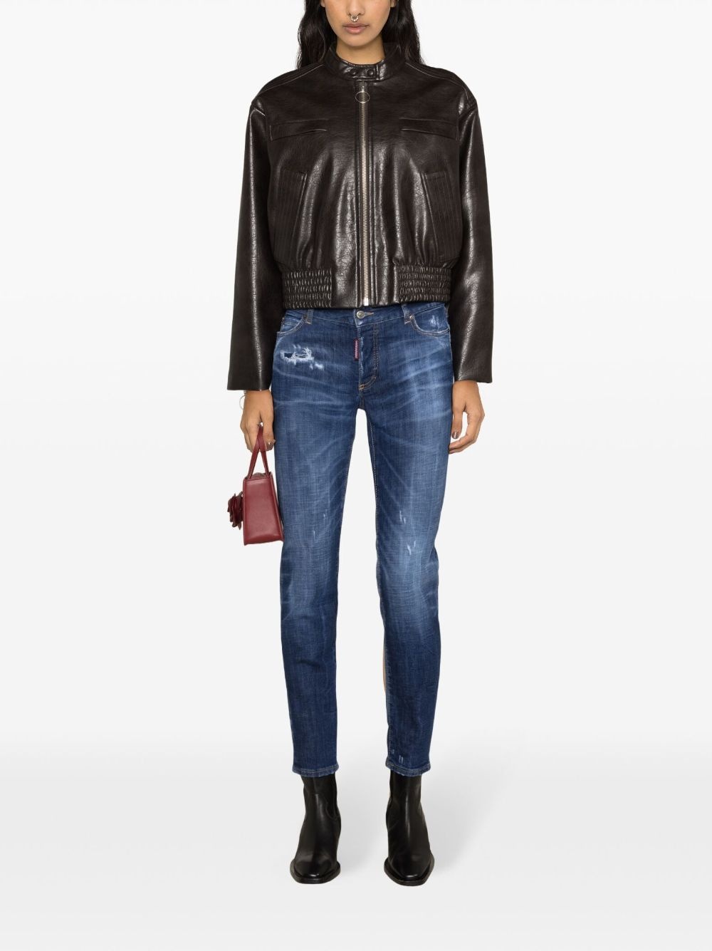 Jennifer low-rise skinny jeans - 2