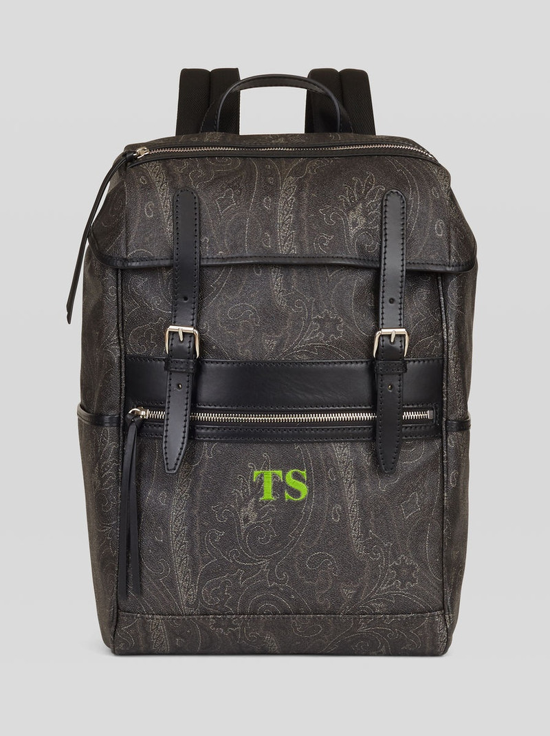 Etro PAISLEY JACQUARD BACKPACK outlook