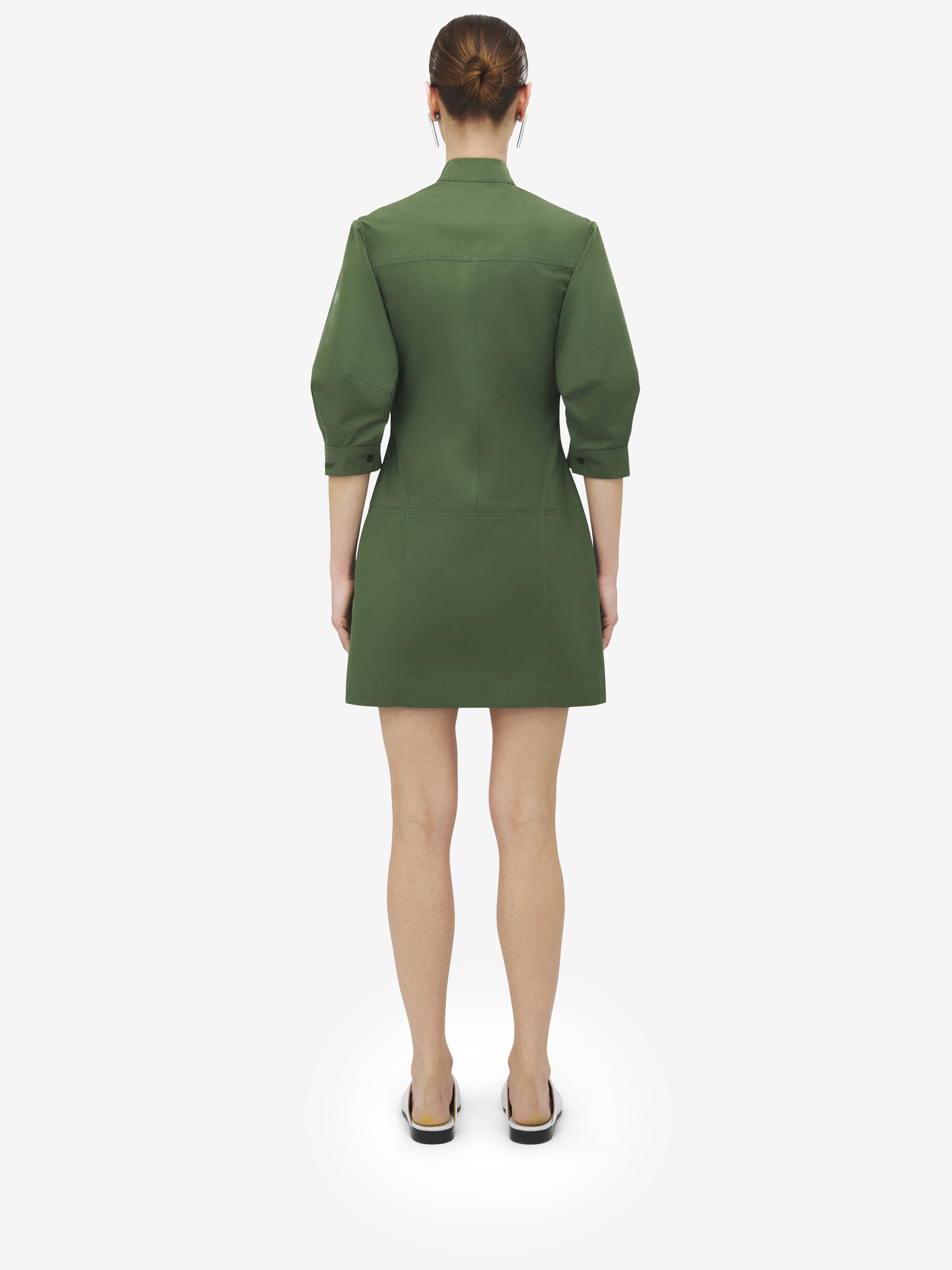 Cotton Poplin Mini Dress - 4