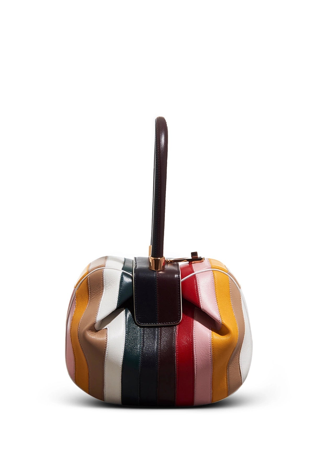 Nina Bag in Multi Stripes Nappa Leather - 2