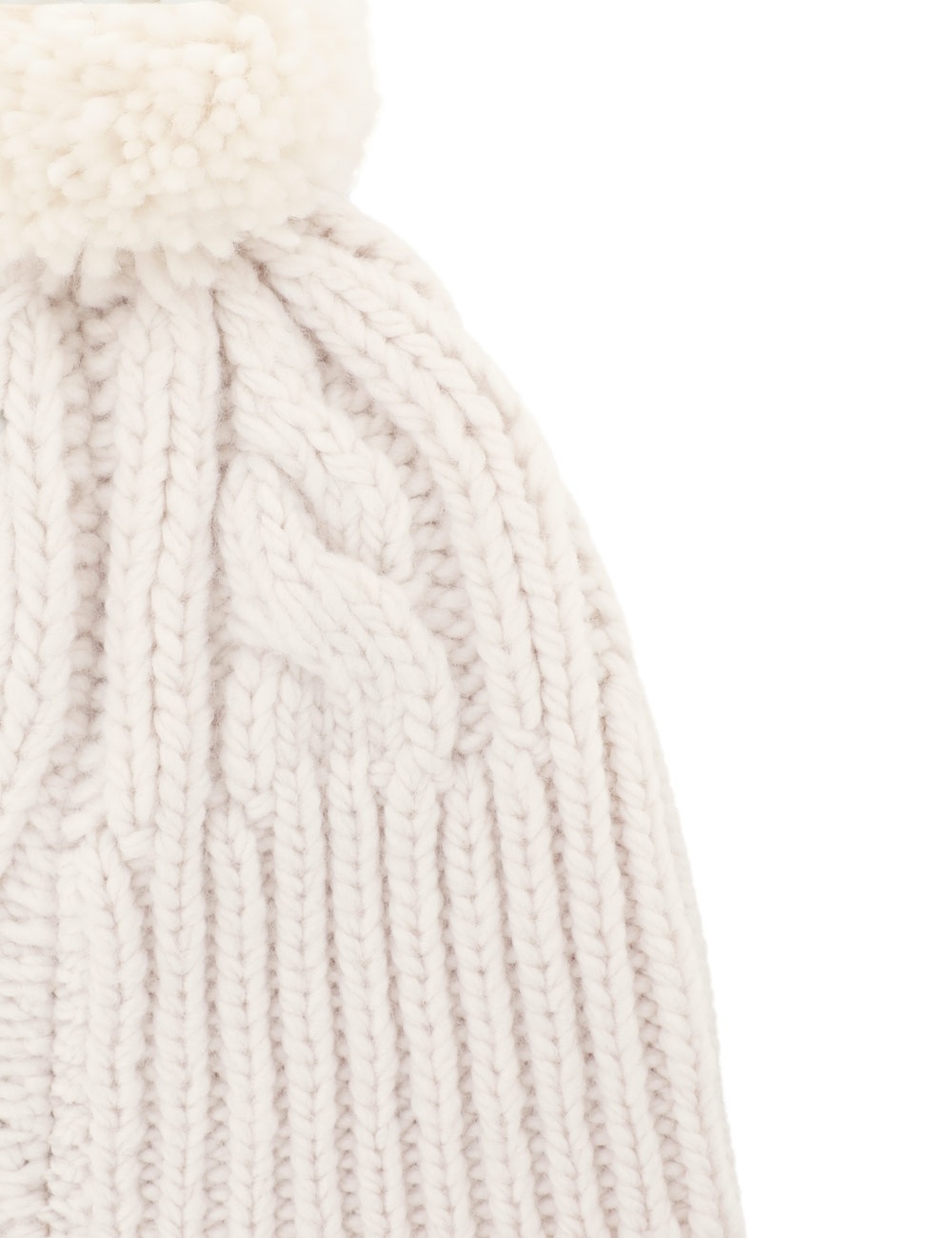 CABLE KNIT BEANIE - 5