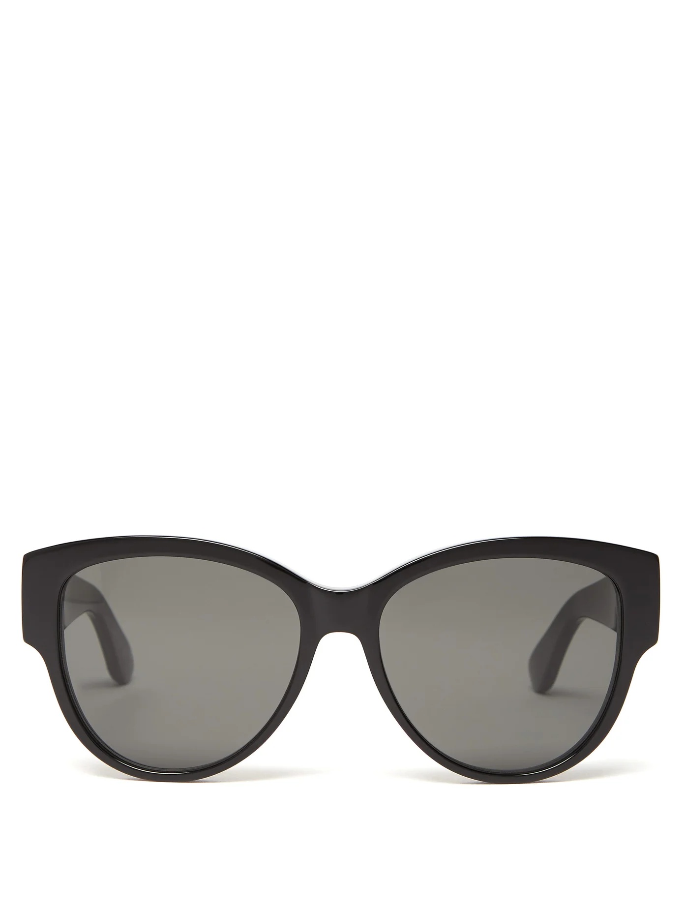 Monogram logo cat-eye acetate sunglasses - 1