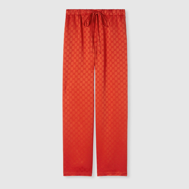 GG satin pants 1