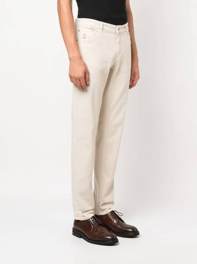 Brunello Cucinelli straight-leg denim jeans outlook