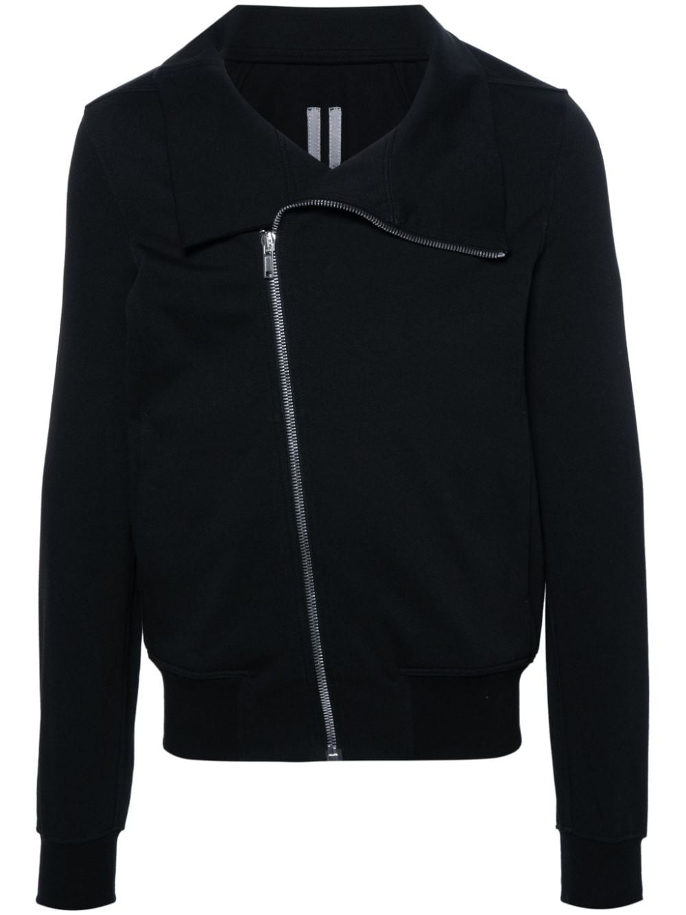 off-centre-fastening zipped sweatshirt - 1