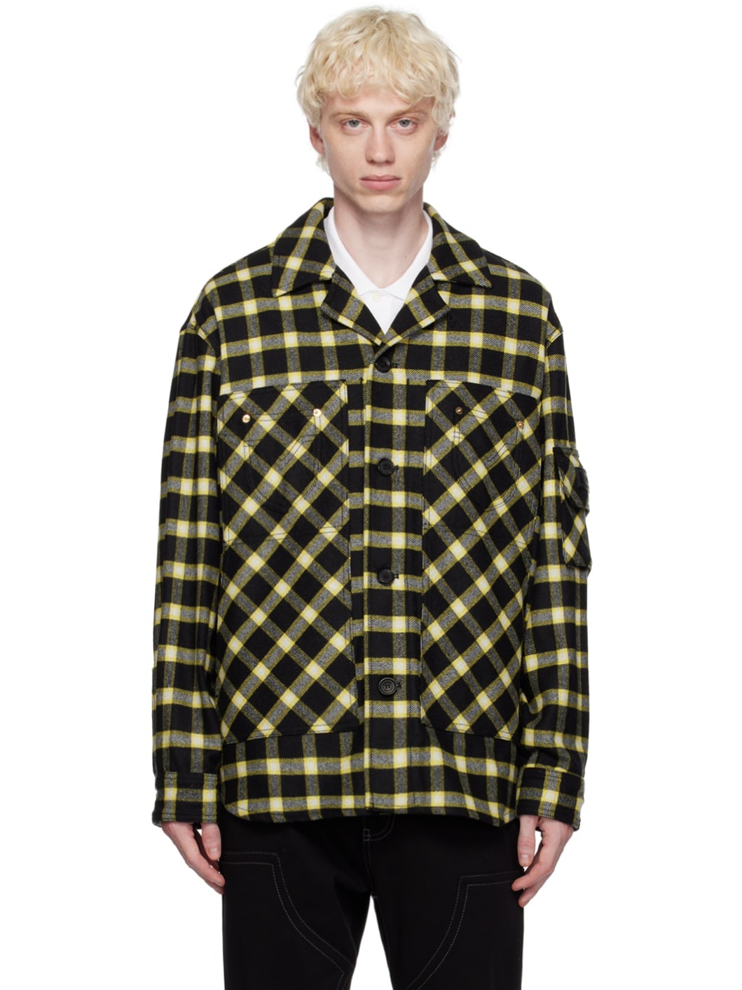 Black & Yellow Check Shirt - 1