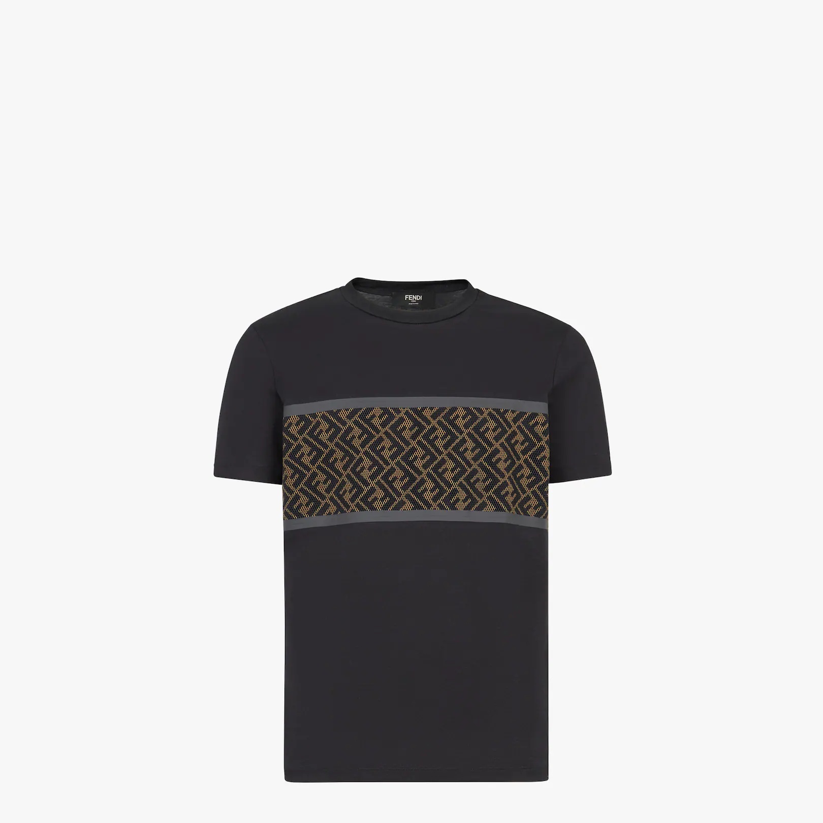 Black cotton T-shirt - 1