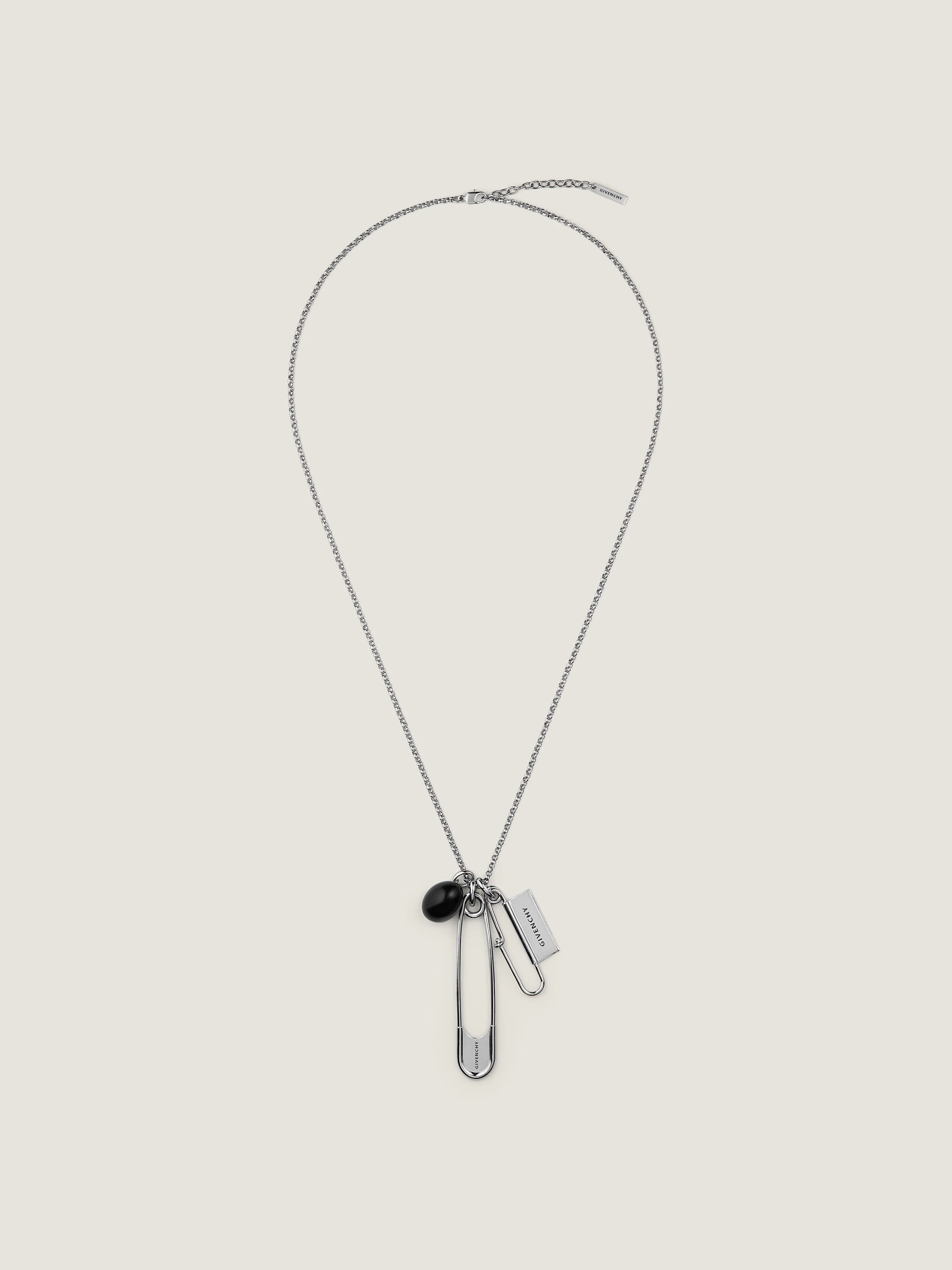 GIVENCHY PIN NECKLACE IN METAL - 1
