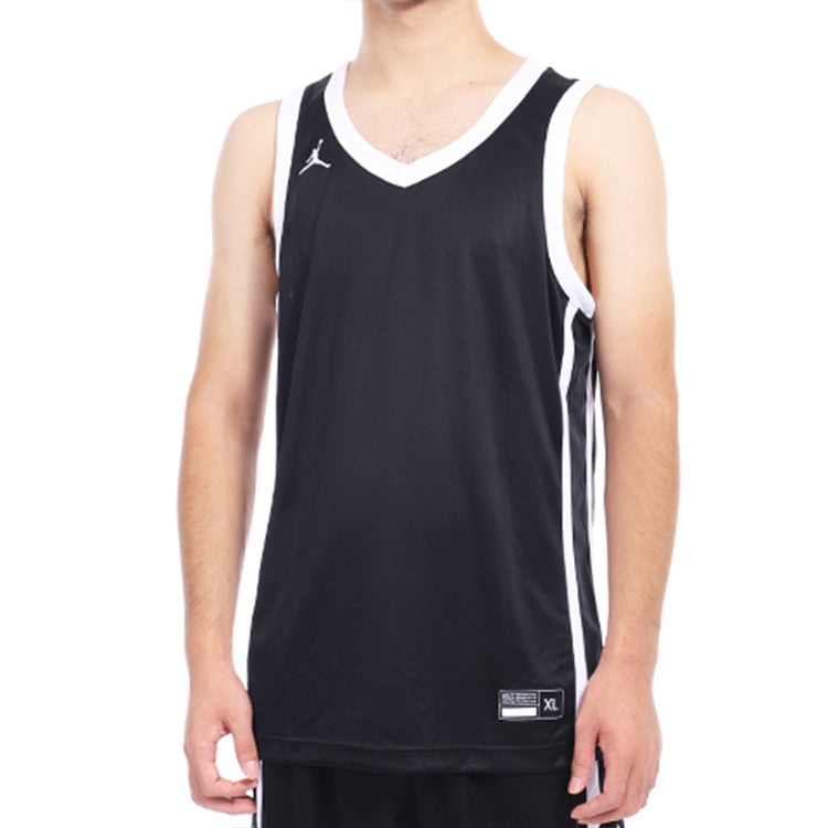 Air Jordan Basketball Sports Sleeveless Vest Black White AR4320-012 - 4