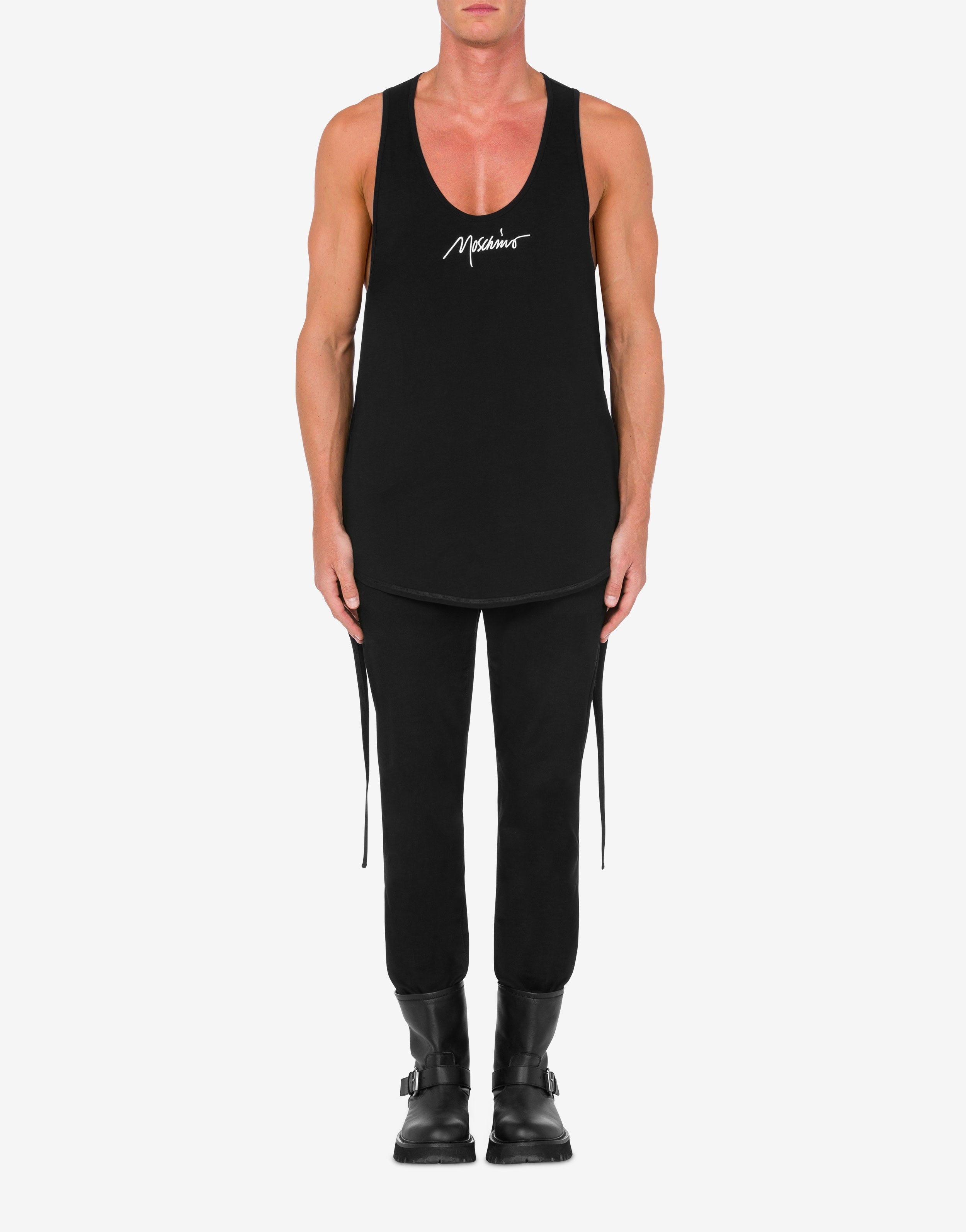 LOGO SIGNATURE ORGANIC JERSEY TANK TOP - 2