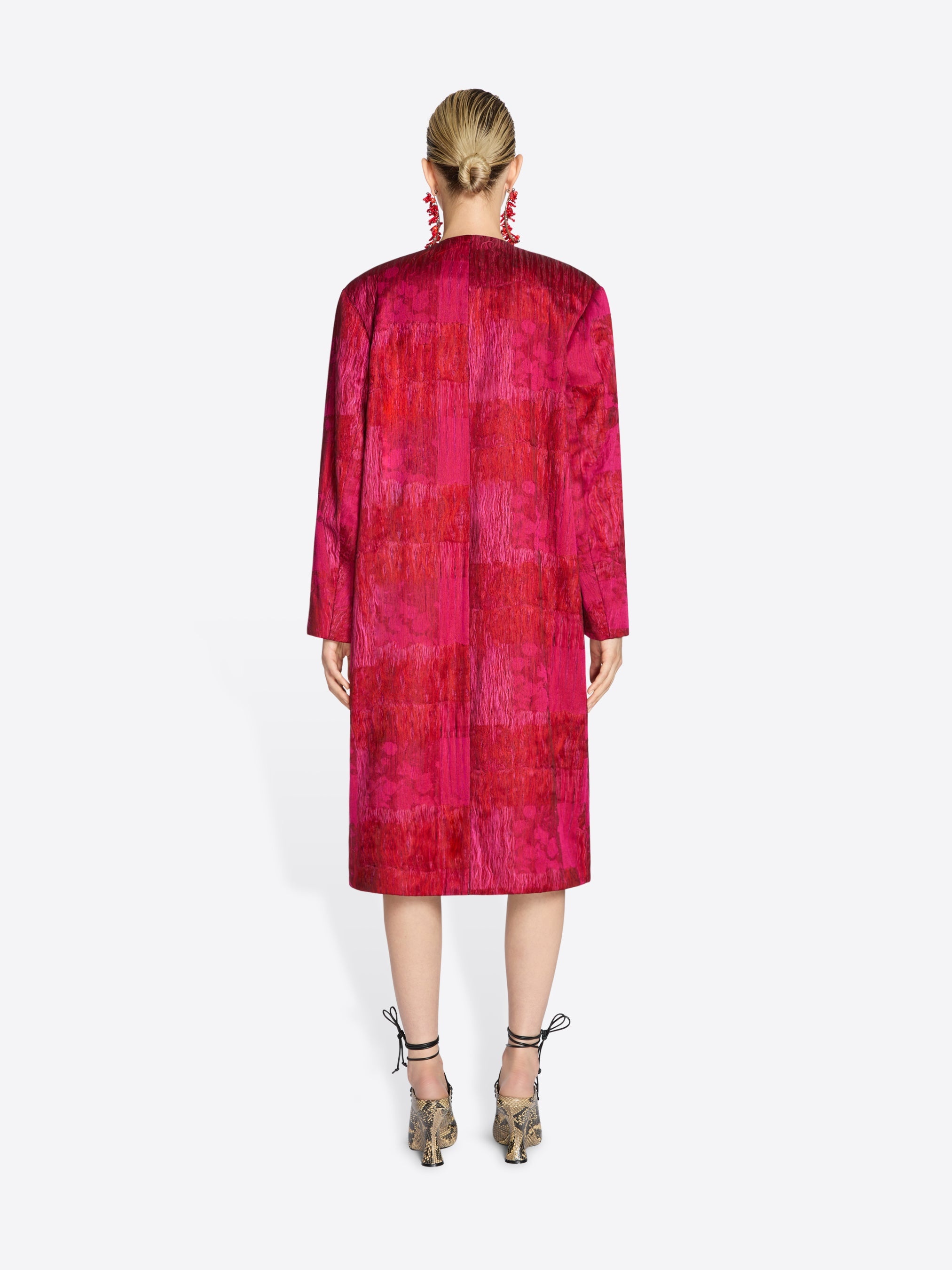 JACQUARD COAT - 4