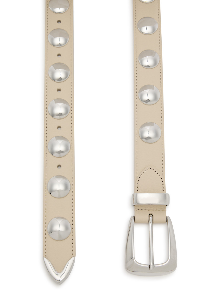 Khaite Benny Studded Leather Belt - 3