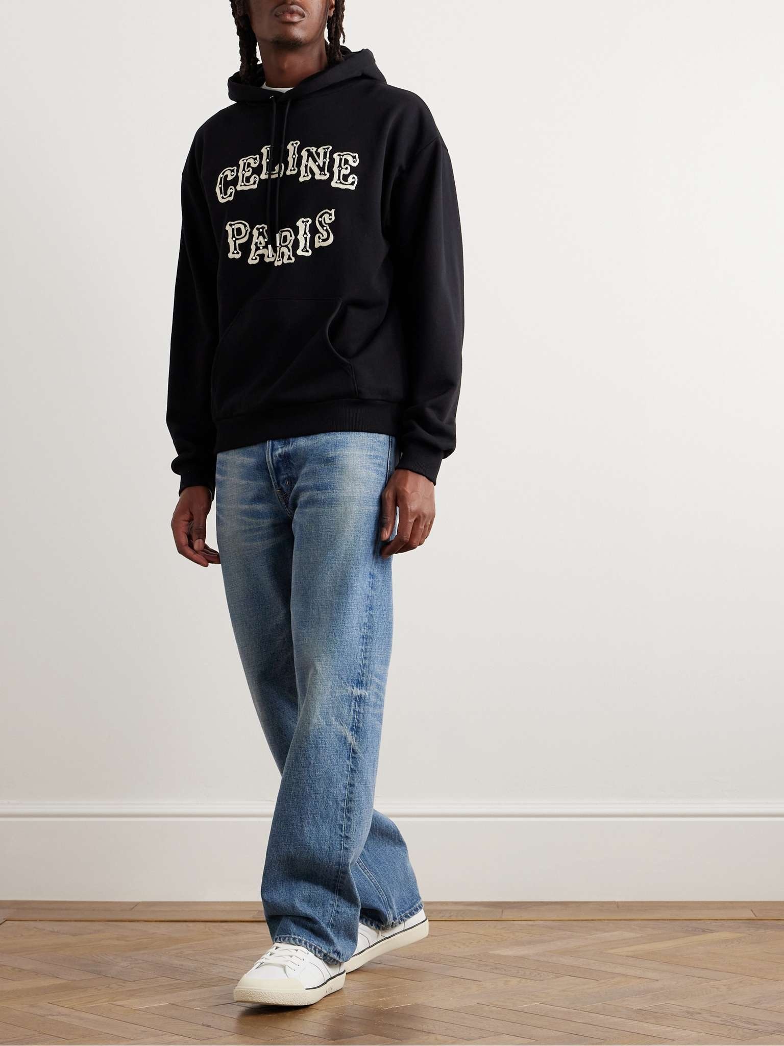 Logo-Print Cotton-Jersey Hoodie - 2