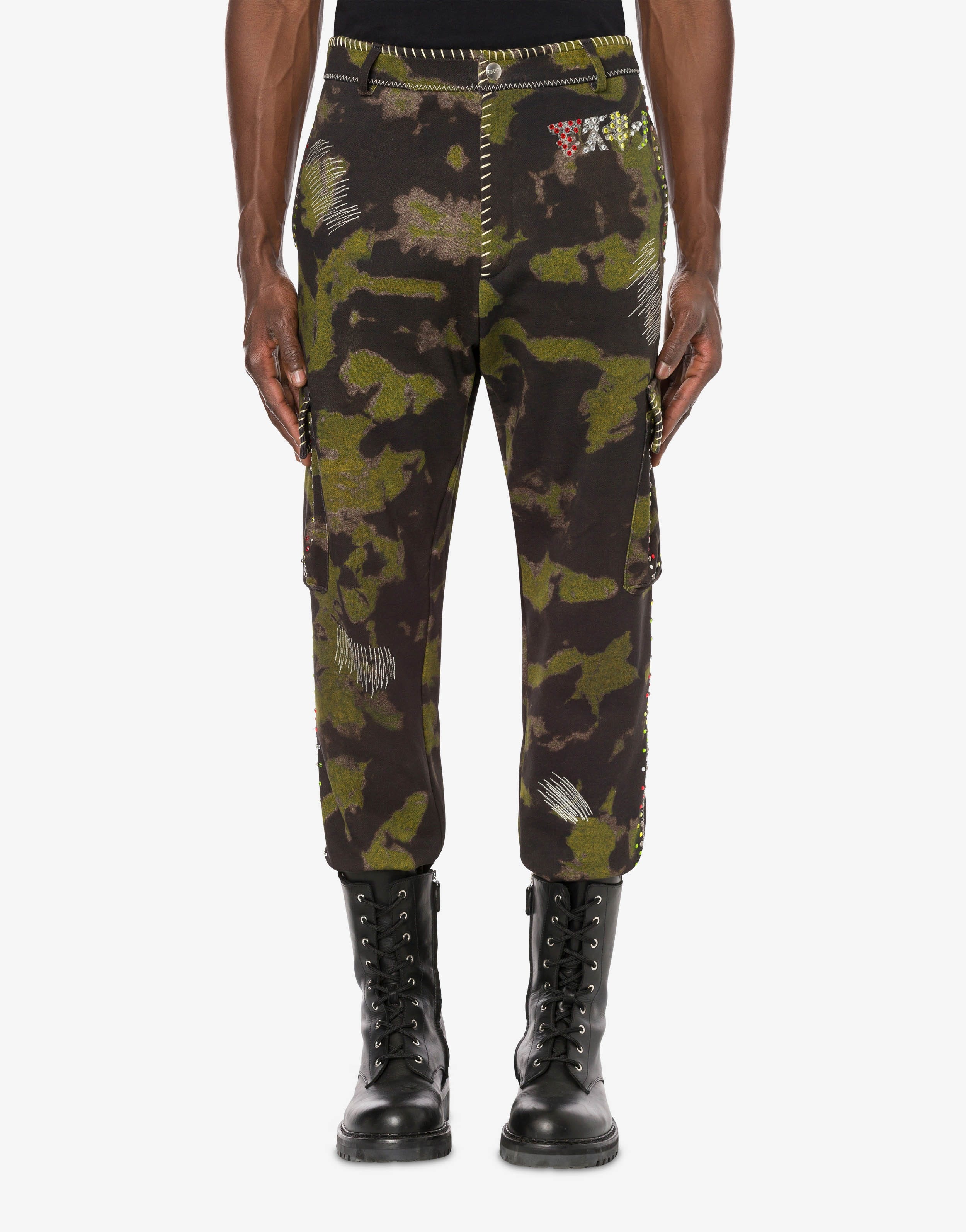 KATAKANA LOGO CAMOUFLAGE JOGGING - 2