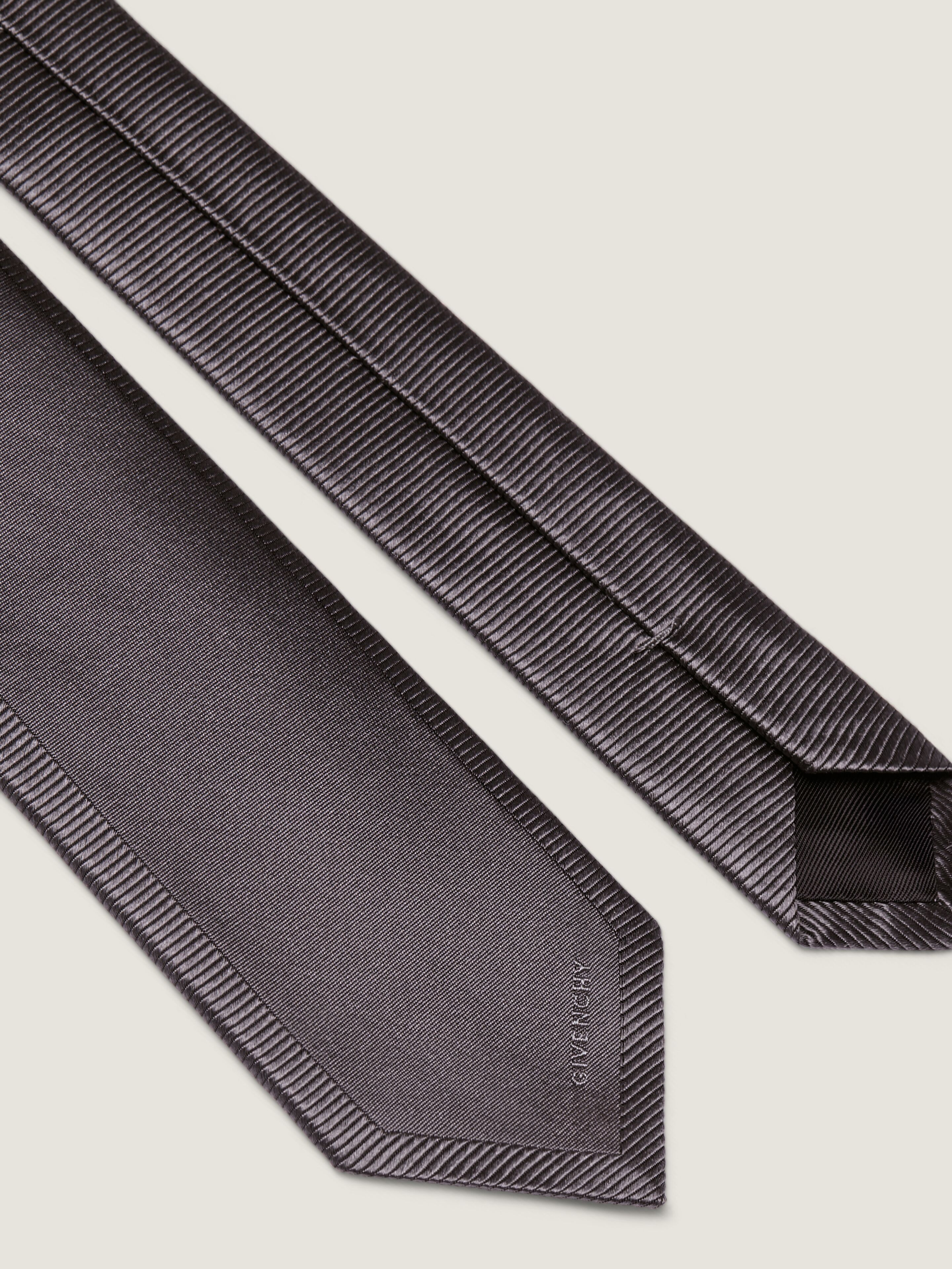 GIVENCHY TIE IN SILK WITH JACQUARD DETAIL - 2