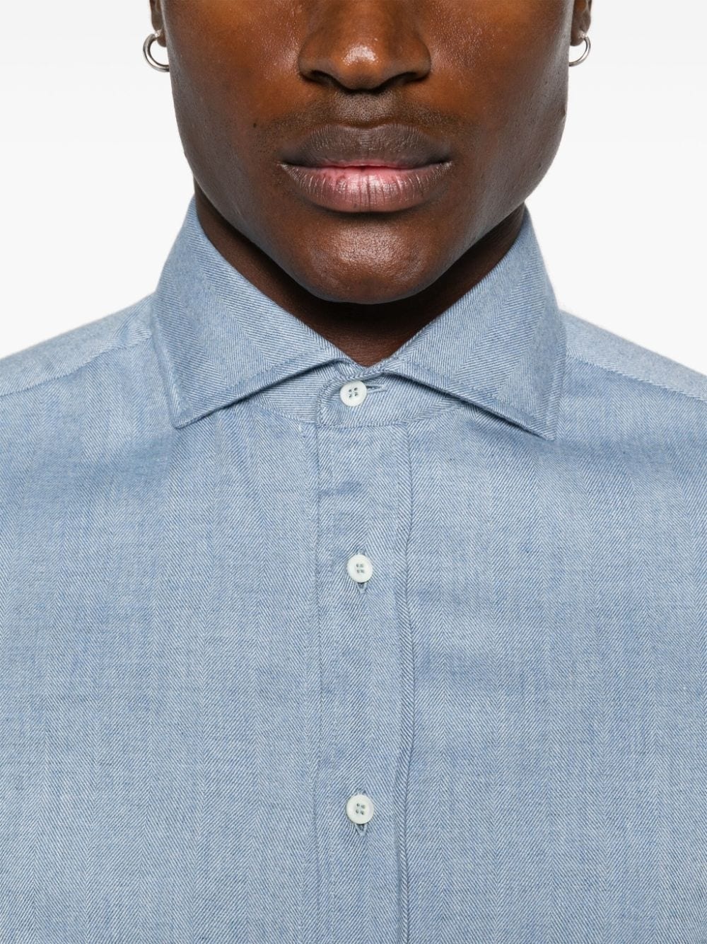 herringbone shirt - 5