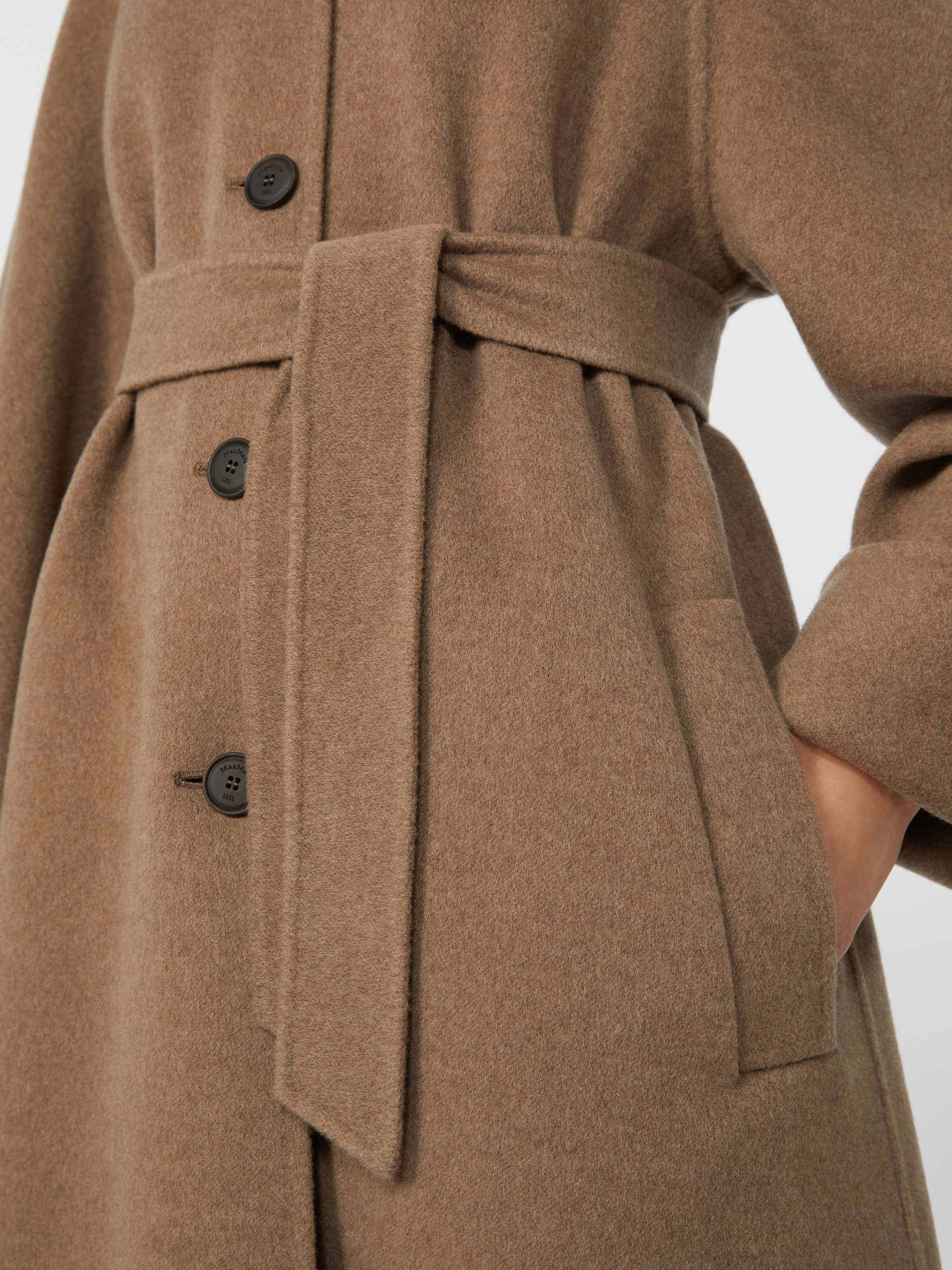 CENTRO Oversized cashmere coat - 5