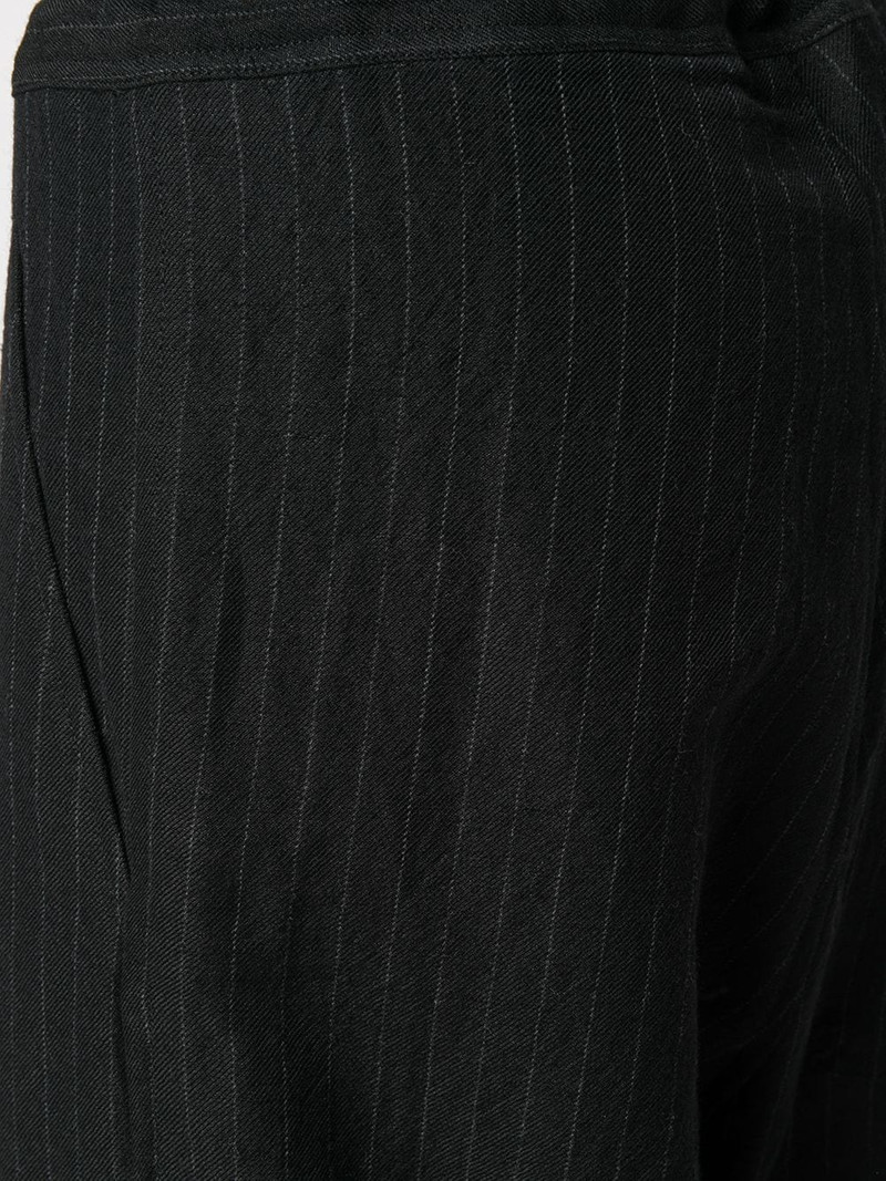 pinstripe wide-leg trousers 5
