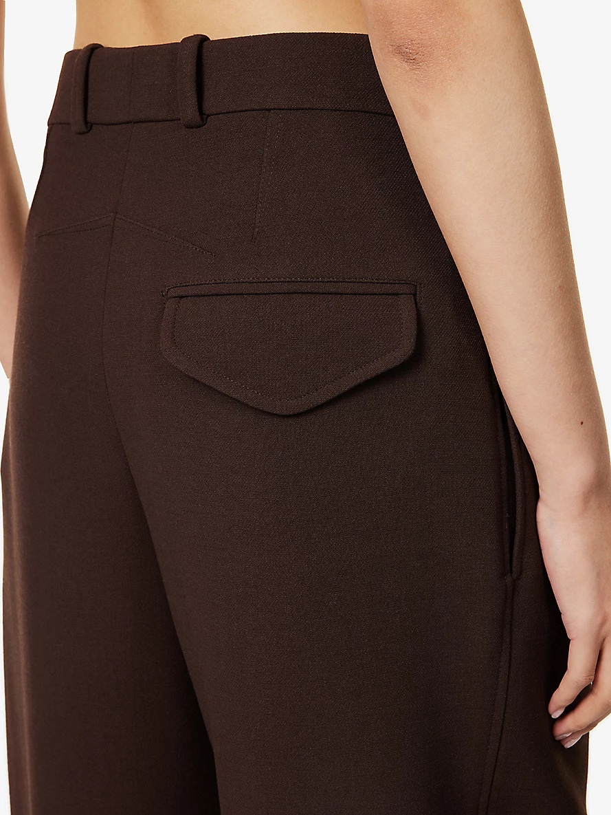 パンツ Wardrobe.Nyc Wide Leg Virgin Wool Trousers WARDROBE.NYC High-Rise Wide-Leg Virgin-Wool Trousers