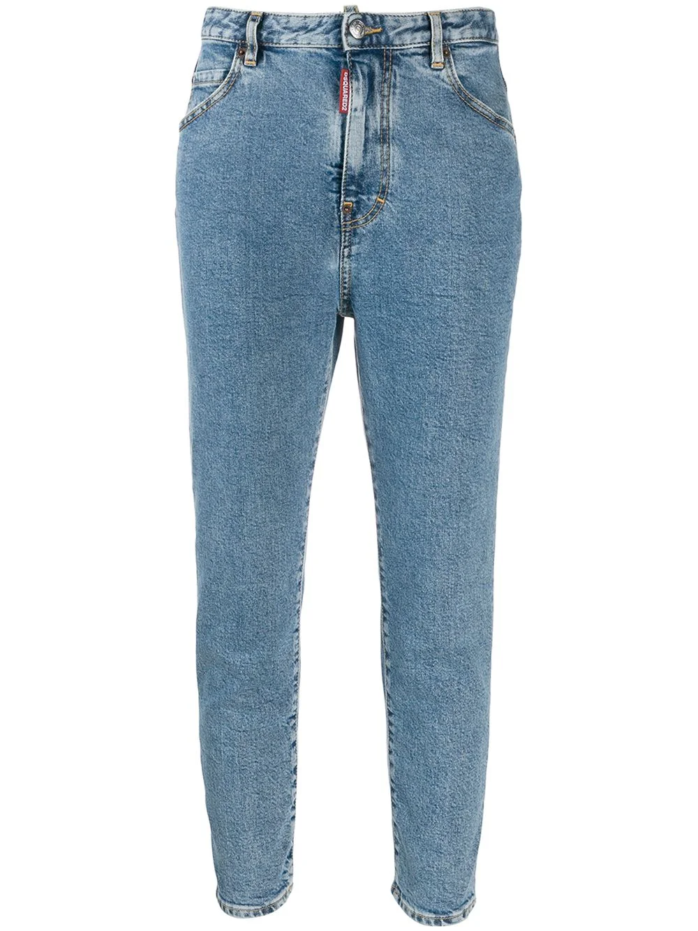 cropped skinny jeans - 1
