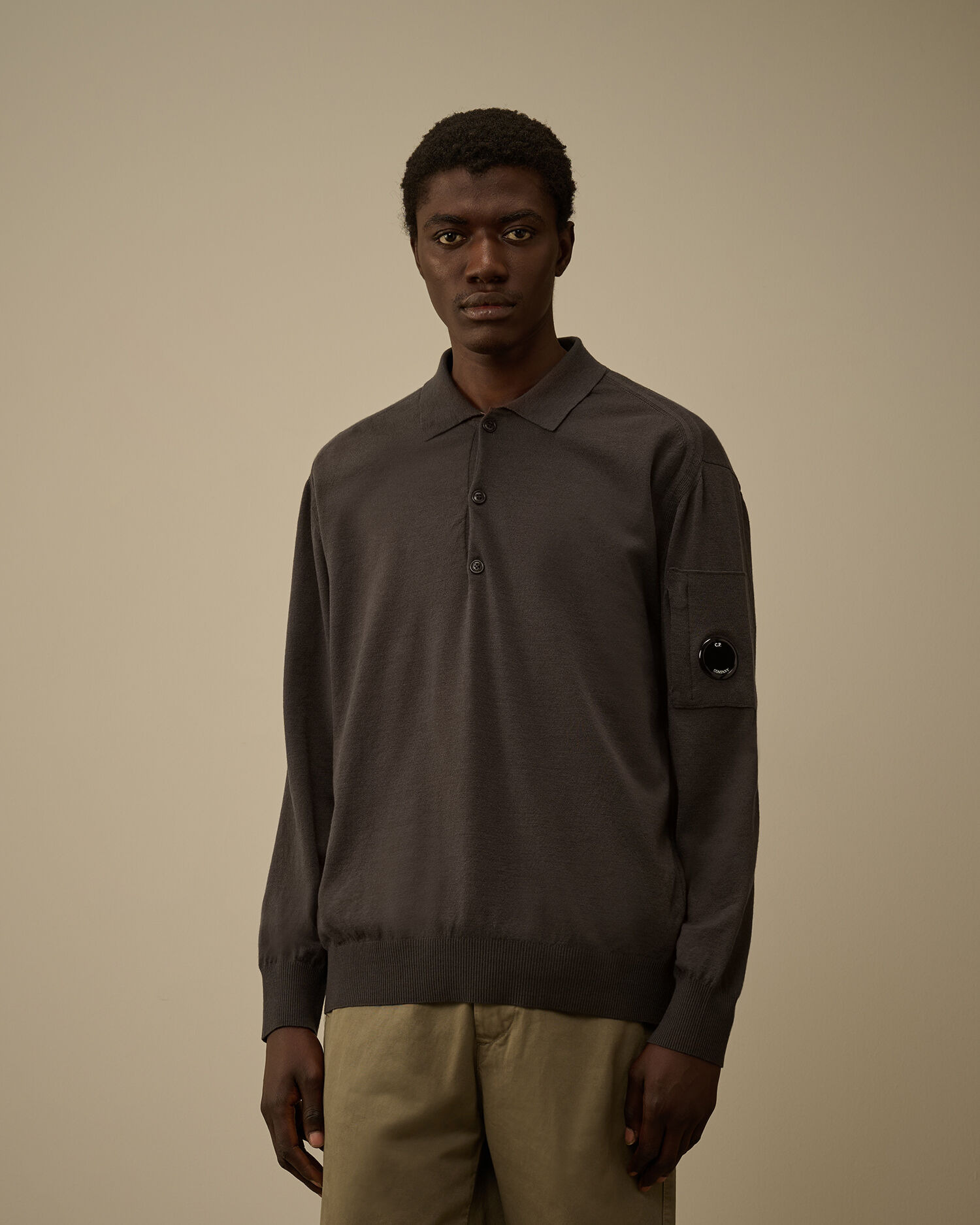 Extrafine Merino Wool Polo Sweater - 3
