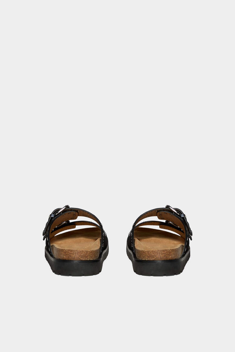 GOTHIC GRUNGE FLAT SANDALS - 2
