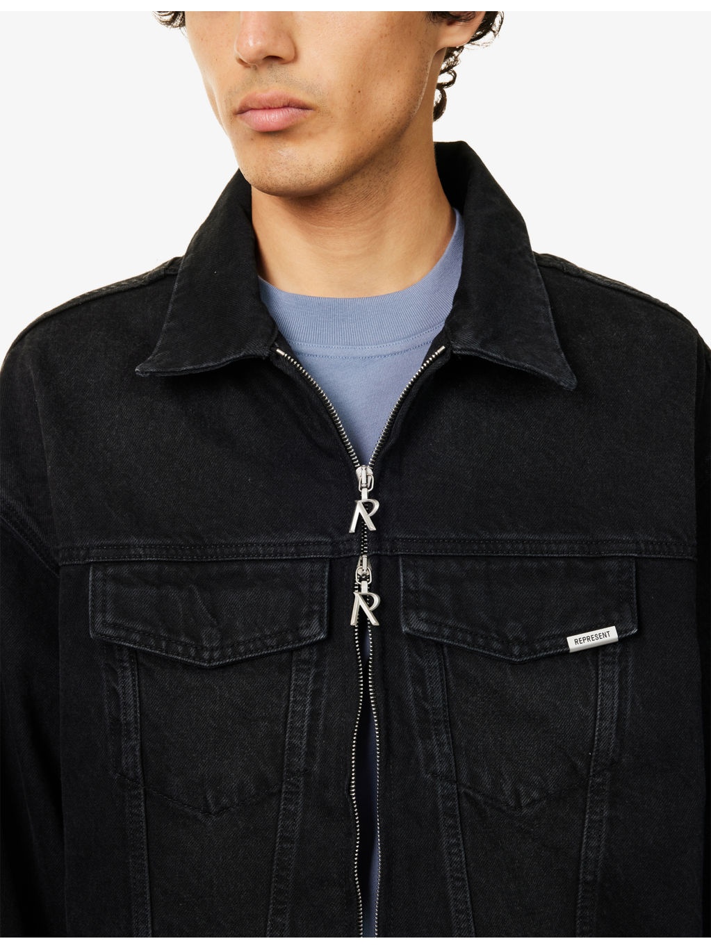 Logo-embellished Relaxed-Fit Denim Jacket - 5