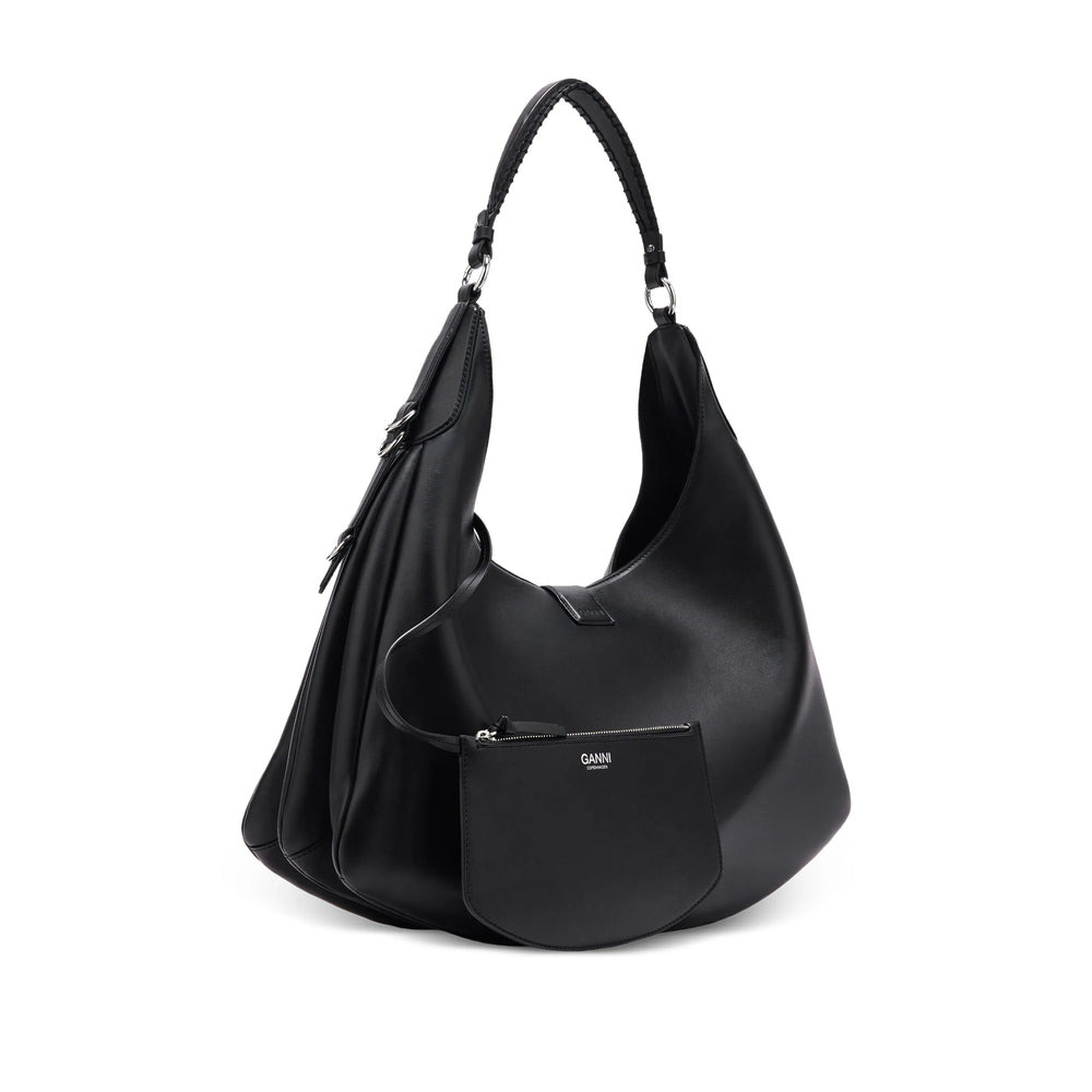 Ganni Black Shoulder Bags Women - 4