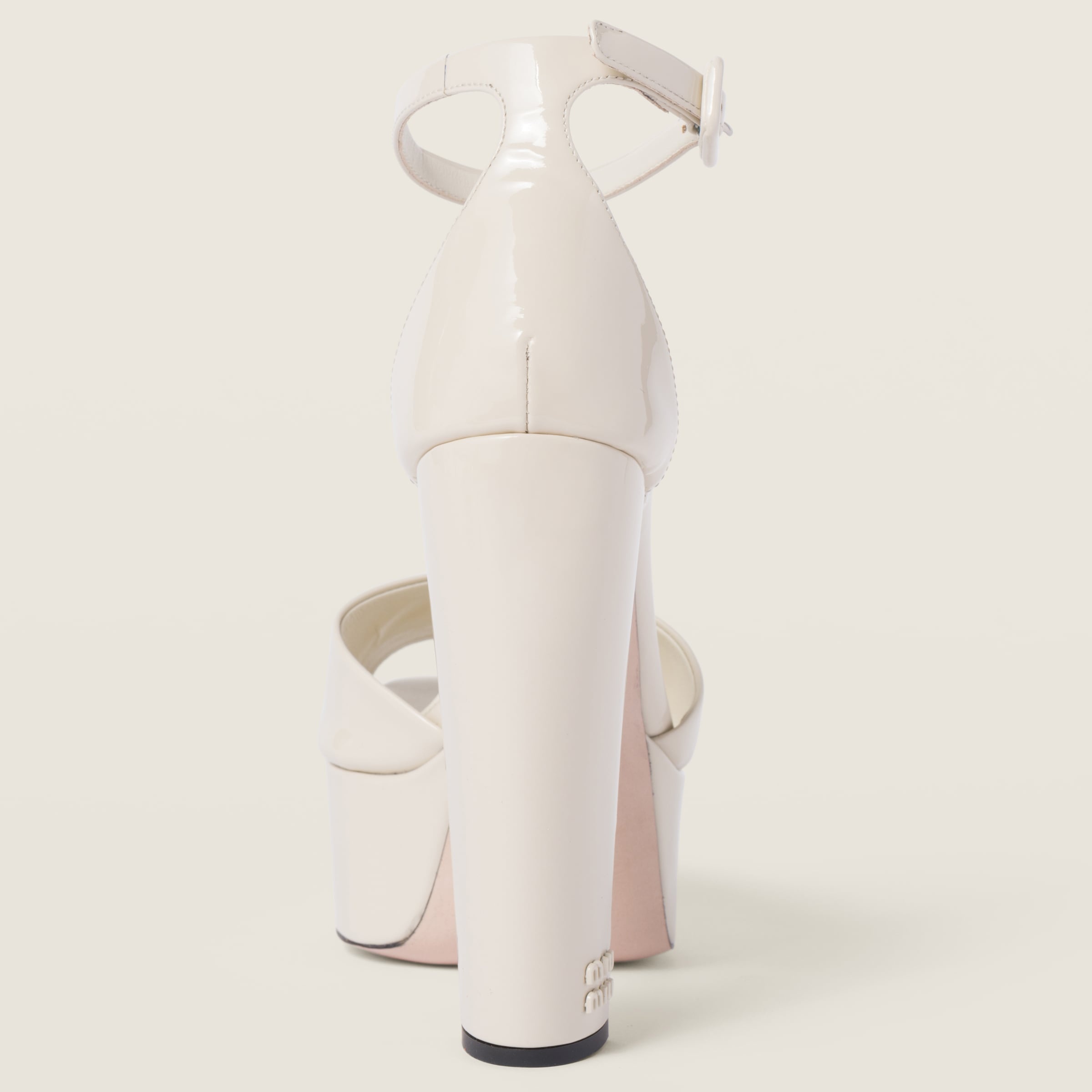 Patent leather platform sandals - 3