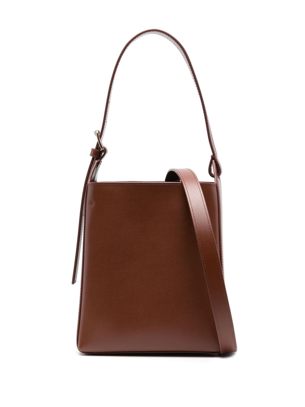small Virginie leather tote bag - 1