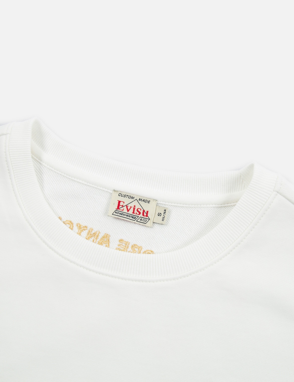 DARUMA AND KAMON EMBROIDERY CROPPED SWEATSHIRT - 11
