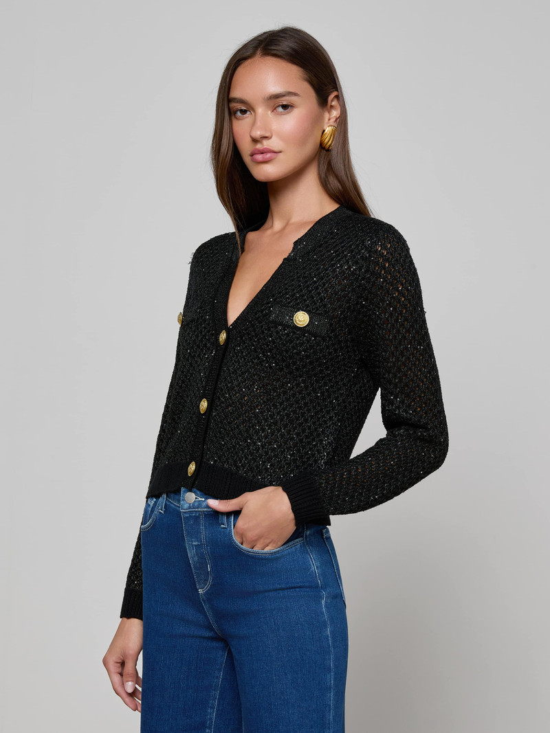 Blanca Sequin Cardigan 3