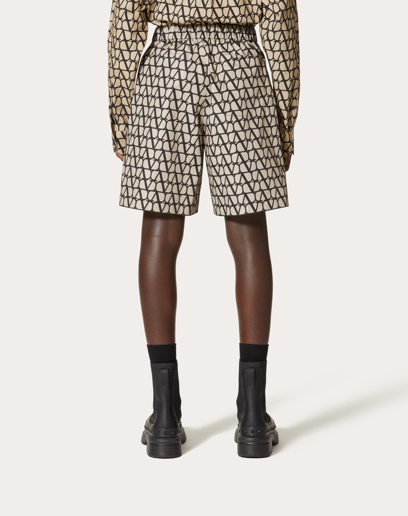 TOILE ICONOGRAPHE PRINT를 가진 NYLON BERMUDA SHORTS 4