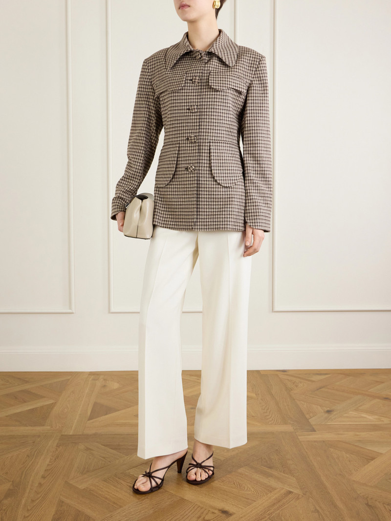 DESTREE Tamara Plaid Wool-blend Blazer outlook