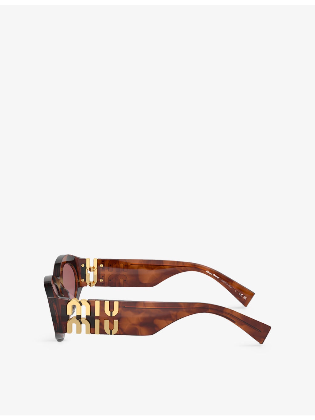 MU 11WS oval-shape acetate sunglasses - 3