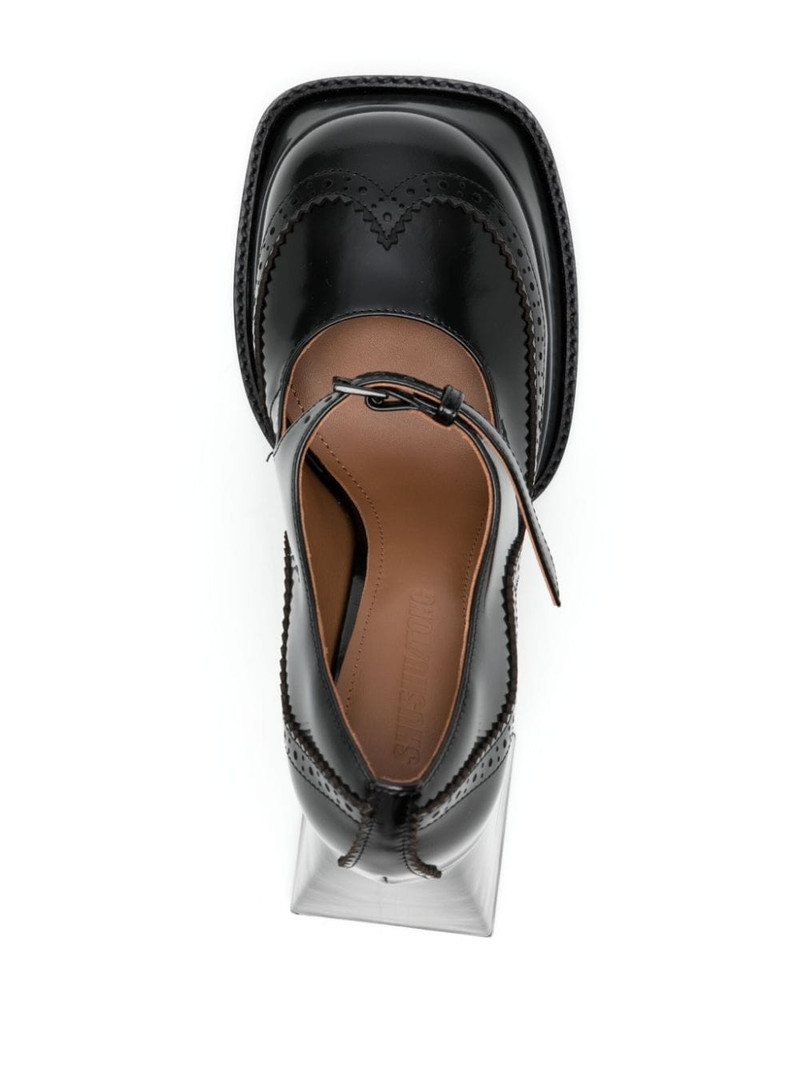 105mm patent leather Mary Jane pumps 4