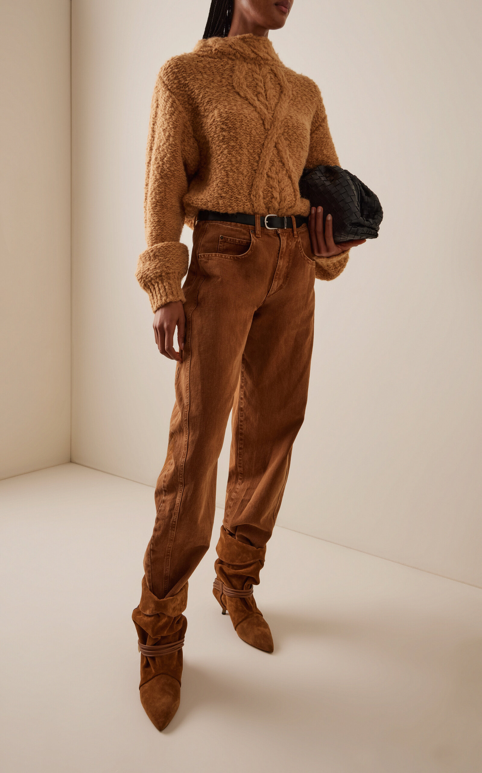 Romane Alpaca-Blend Sweater tan - 2