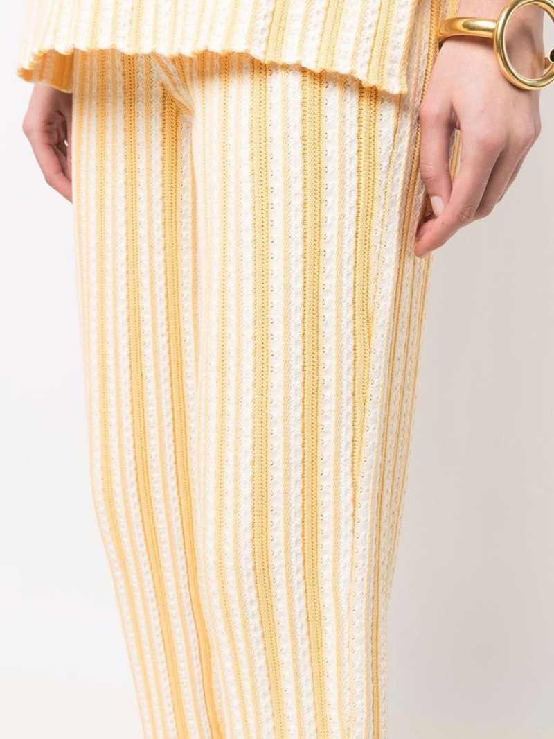striped cropped trousers 5