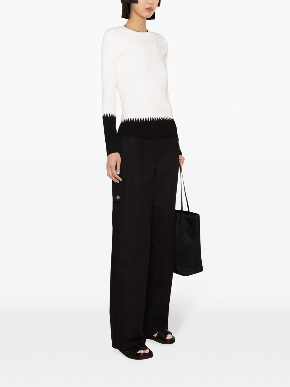Fedrina ribbed-knit top - 3