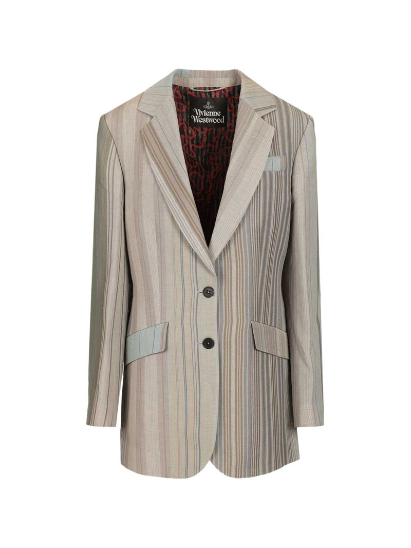striped buttoned jacket 1