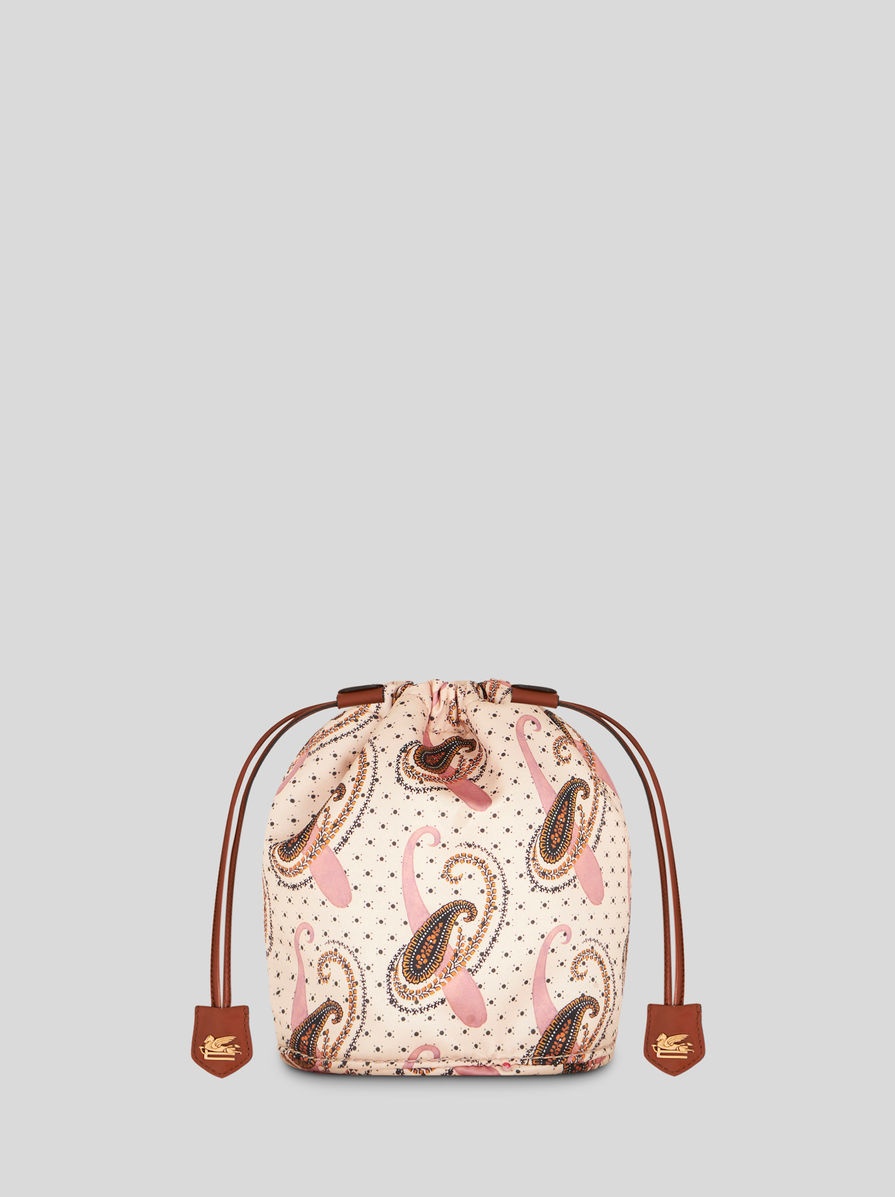 POUCH WITH PAISLEY AND POLKA DOT PATTERNS - 1