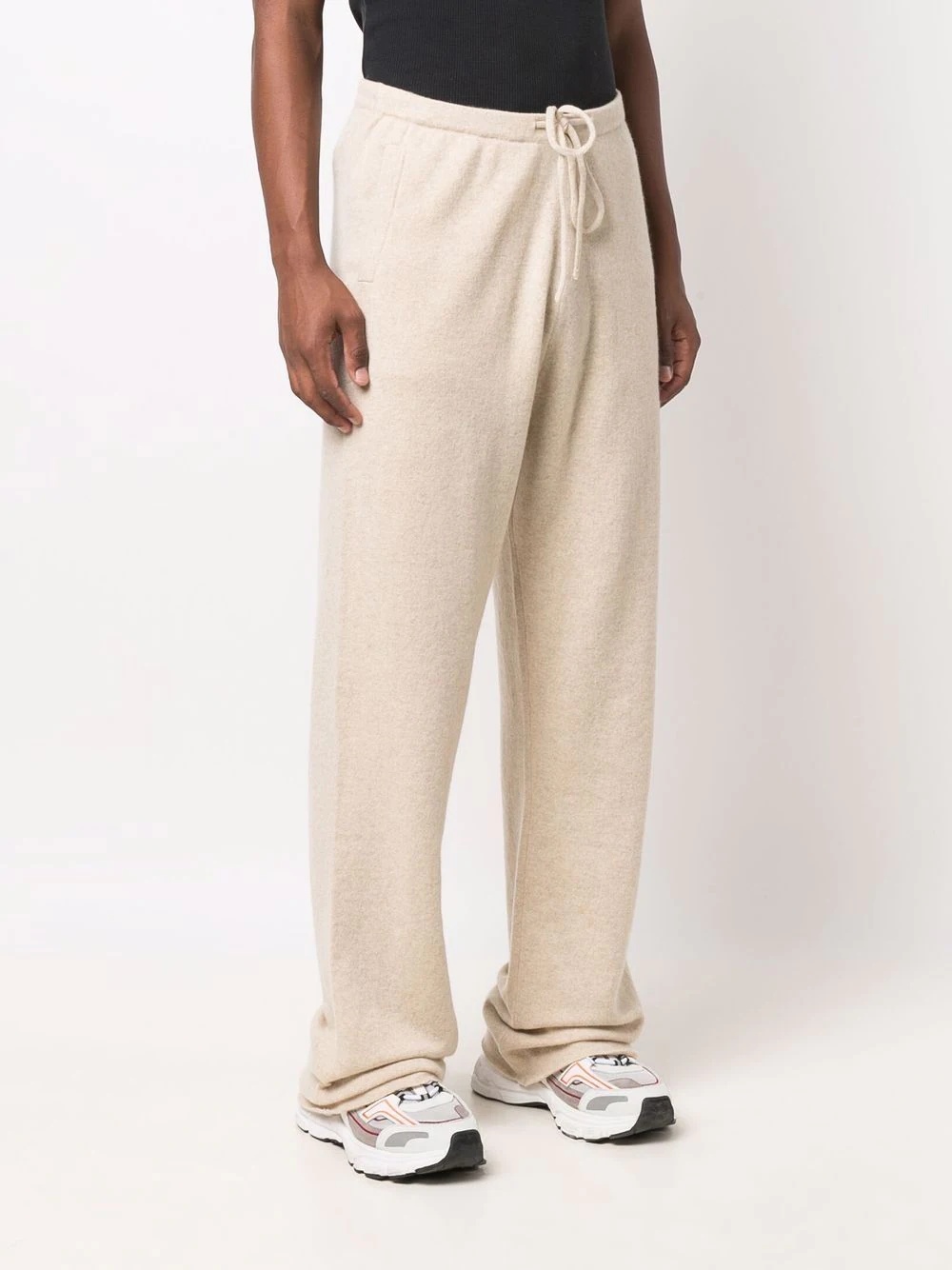 cashmere track trousers - 4